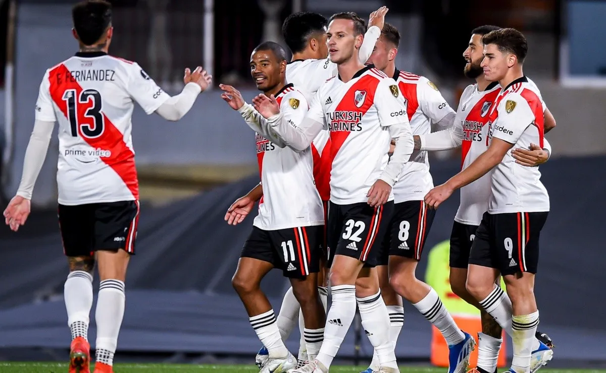 River y otra noche para los libros de historia: hizo ocho goles por tercera vez con Gallardo como DT.
