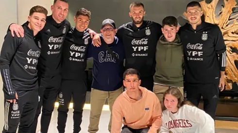 El encuentro tuvo lugar en la ciudad española de Bilbao, donde la Selección Argentina está concentrada por la fecha FIFA.