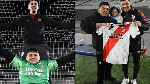 Bautista y Tahiel pudieron conocer a sus grandes ídolos.