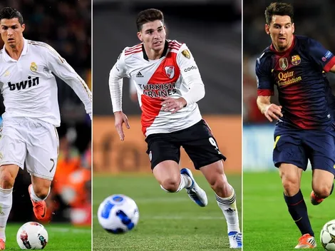Julián superó a Messi y Cristiano Ronaldo