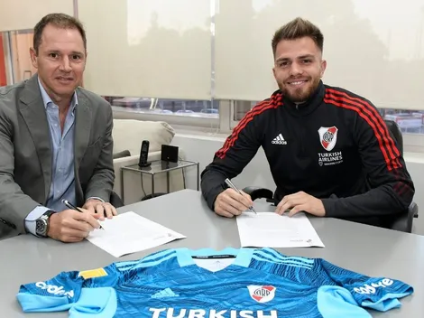 Centurión renovó su contrato con River