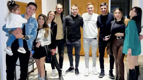 El plantel de River celebró el cumpleaños de la esposa de Palavecino