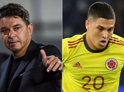 Alivio para Gallardo: Juanfer no fue convocado a su selección