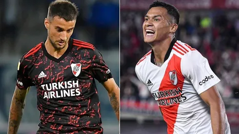 Emanuel Mammana y Andrés Herrera, los laterales por derecha de River que pueden aportar distintas soluciones según el partido lo requiera.
