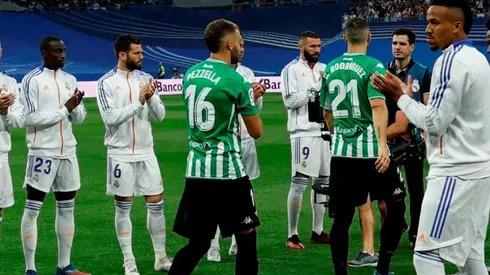 Pezzella y Guido Rodríguez, protagonistas de una jornada histórica en el Bernabéu.