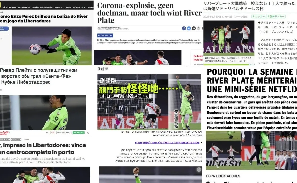 River y Enzo Pérez fueron noticia en los principales portales del mundo