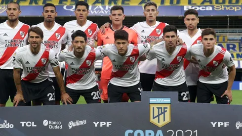 La formación de River para jugar en la Bombonera, con los masivos casos de Covid