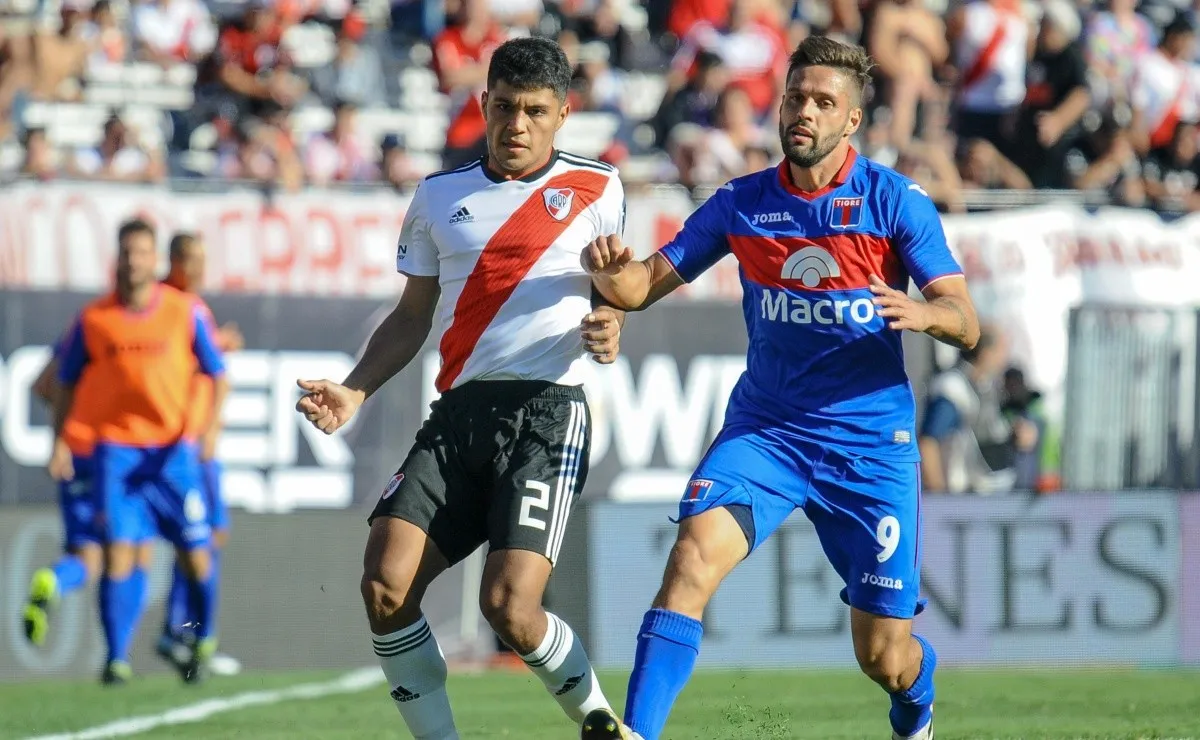 River se mide con Tigre por los cuartos de final de la Copa de la Liga.