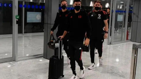 El plantel de River llegó a Brasil este miércoles por la noche, el próximo jueves desde las 19 horas enfrentará a Fortaleza por la Copa Libertadores.