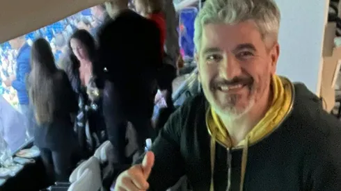 Ariel Ortega, gloria de River, estuvo presente en el mítico Santiago Bernabéu para ver la hazaña del Real Madrid contra el Manchester City por la Champions League.