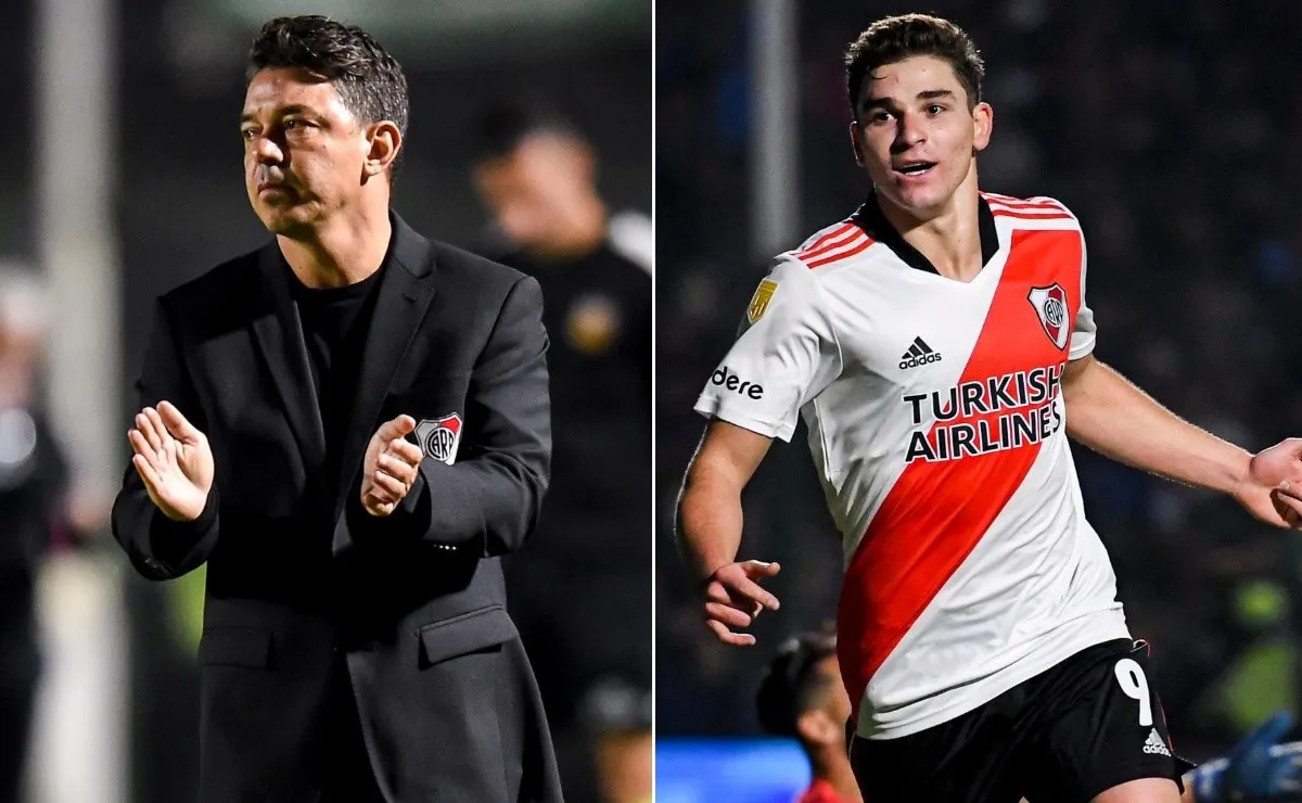 El Muñeco volvió a respalda a Julián, autor de tres golazos en Junín