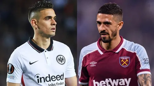 Los ex jugadores del Millonario se vieron las caras por la ida de la semifinal de la Europa League.