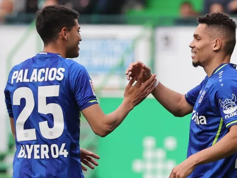 El golazo de Exequiel Palacios en Alemania