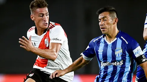 El delantero reemplazó a Matías Suárez en el segundo tiempo y no pudo convertir.