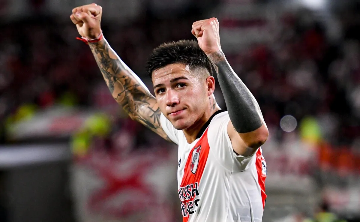 Enzo abrió la cuenta en el Monumental