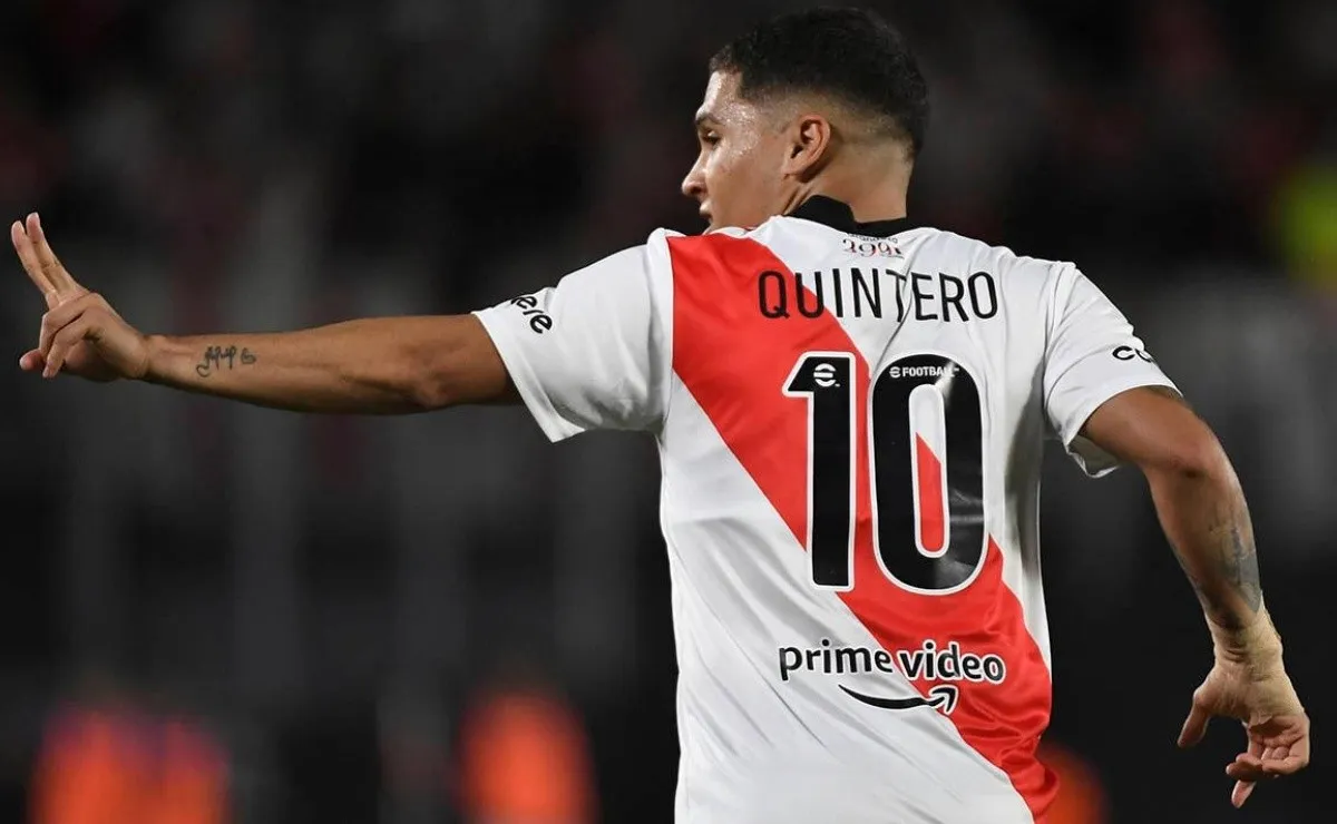 Juan Fernando Quintero, la gran figura de River, habló luego de realizarse los estudios por una molestia muscular. El colombiano se desgarró y será baja por tres semanas.