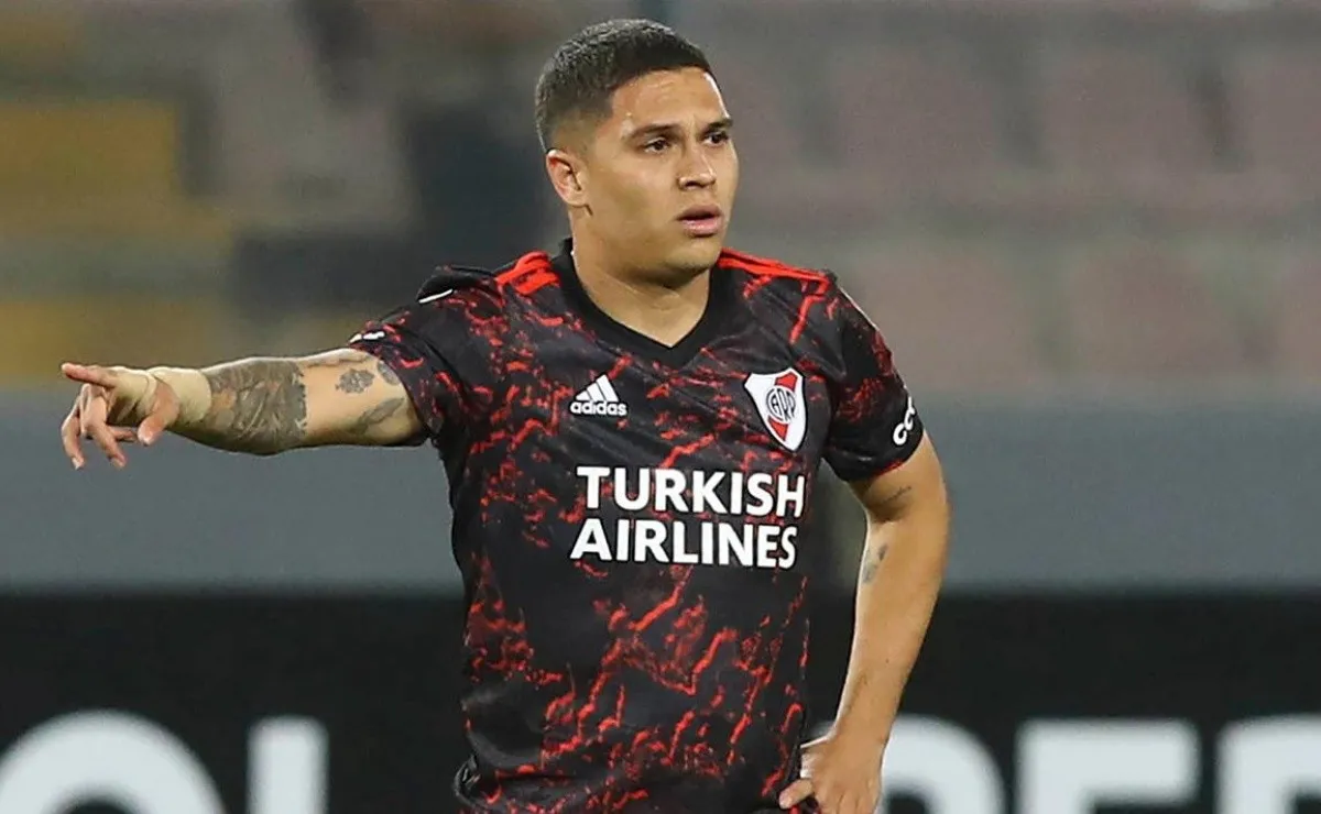 Juan Fernando Quintero se desgarró el isquiotibial de su pierna izquierda y estará ausente por las próximas tres semanas en las que River jugará cinco partidos.