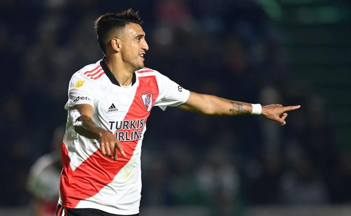 Matías Suárez, a un paso de los cien partidos en River