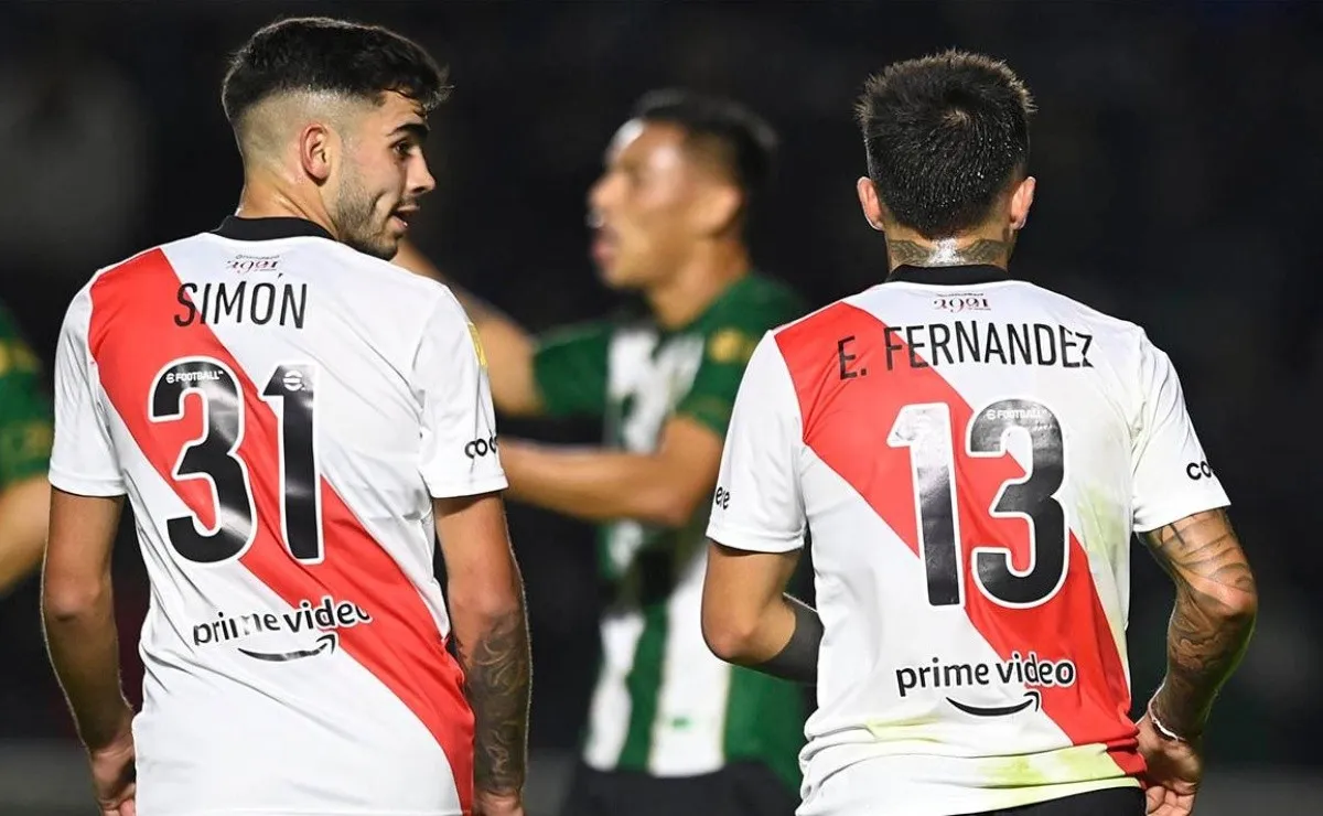 Santiago Simón y Enzo Fernández, dos de las joyas de la Inferiores que se destacan en este muy buen presente de River.