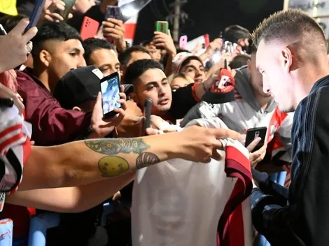 River llegó a Córdoba y fue recibido por una multitud