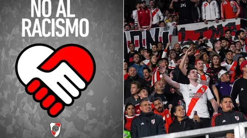 Los hinchas de River condenaron en redes sociales la actitud que tuvo el hombre que arrojó una banana a la parcialidad rival.