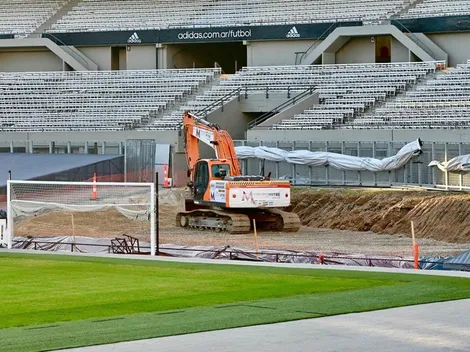 Continúan las obras en el Monumental