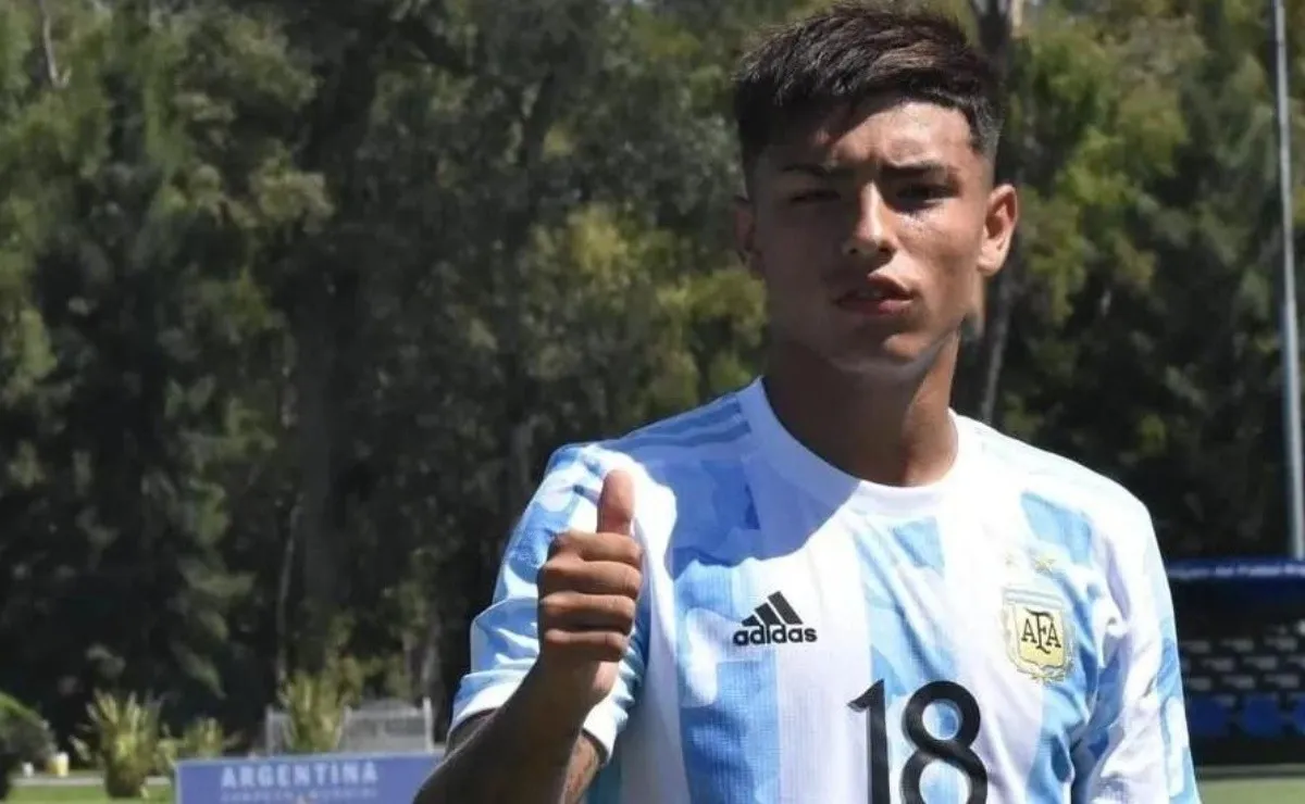 Agustín Ruberto abrió el marcador para la Selección Argentina