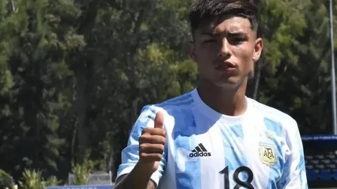 Agustín Ruberto abrió el marcador para la Selección Argentina
