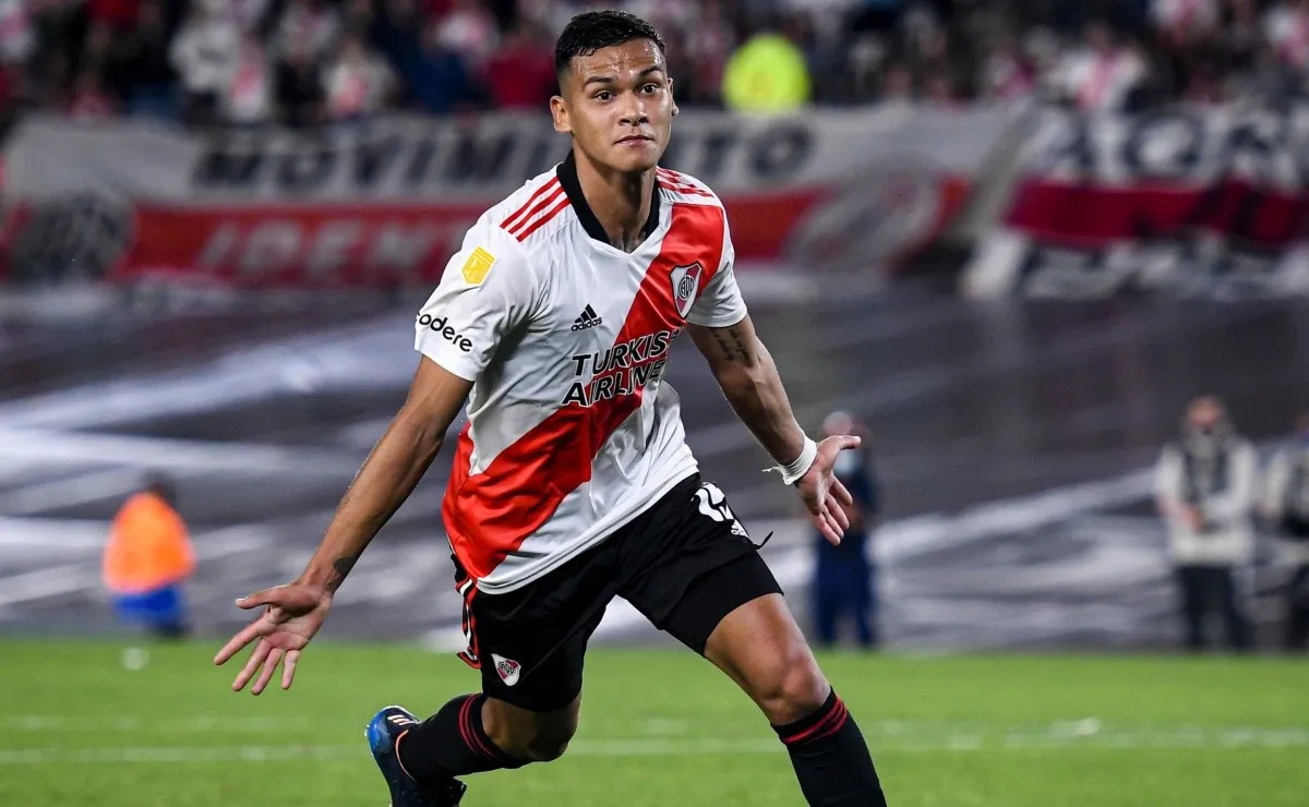 Herrera convirtió su segundo gol con la camiseta de River