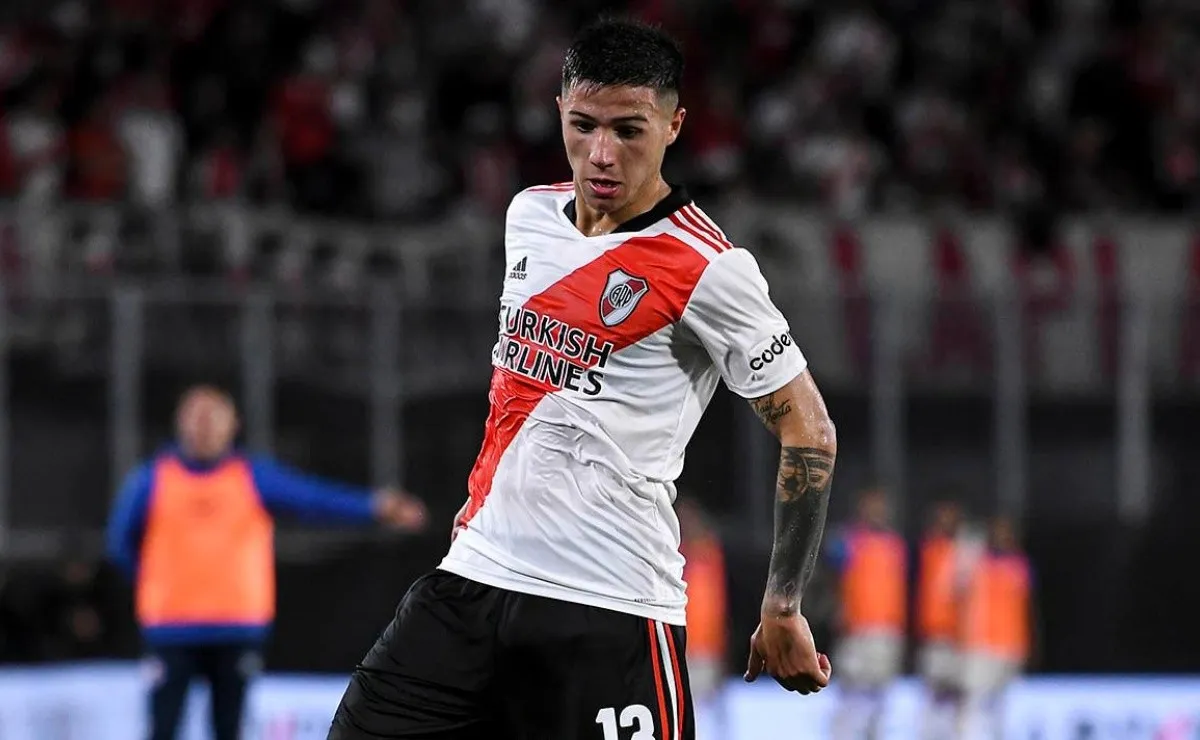 Enzo Fernández, la gran figura de River contra Argentinos, se emocionó al hablar de su presente y de la ovación que recibió en el Monumental.