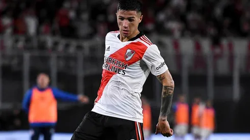 Enzo Fernández, la gran figura de River contra Argentinos, se emocionó al hablar de su presente y de la ovación que recibió en el Monumental.