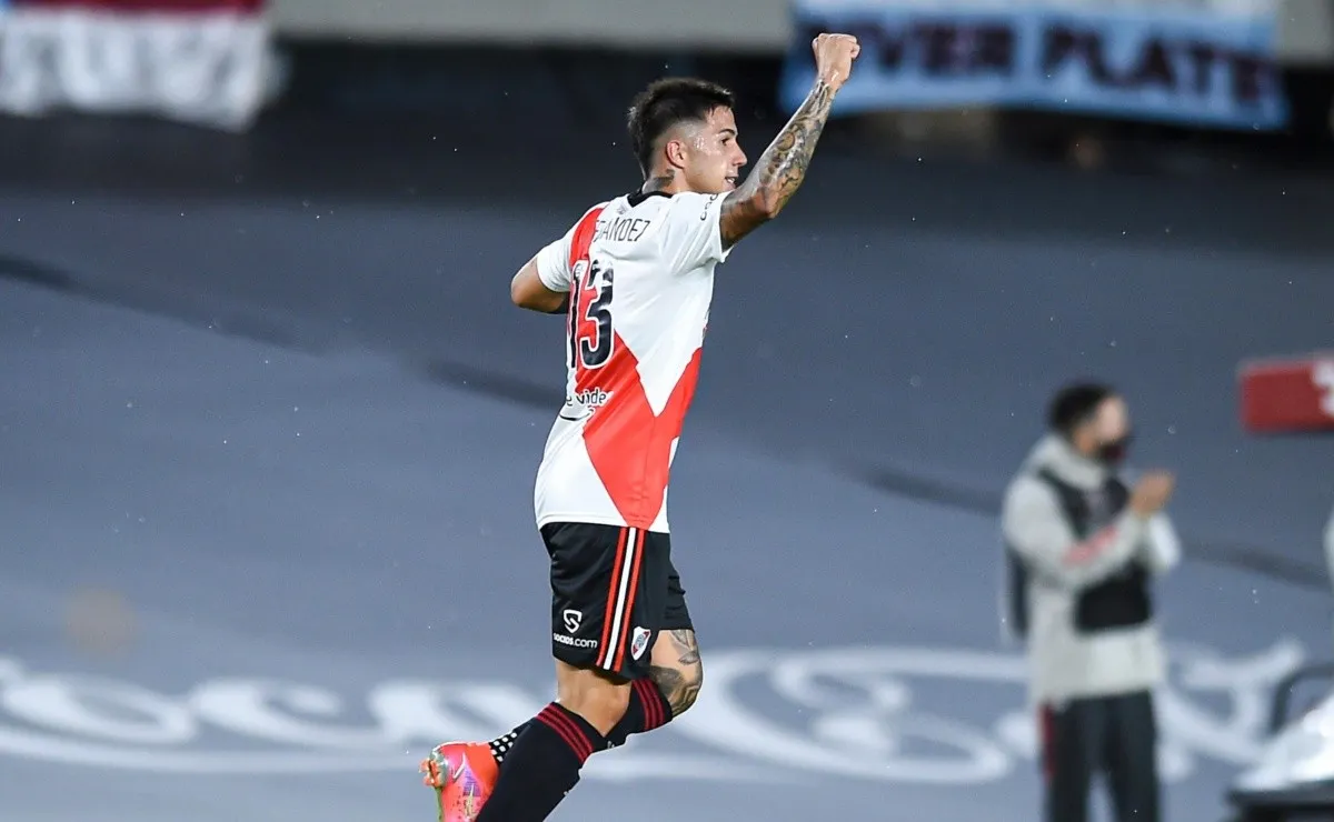 Enzo Fernández habló de su gran partido ante Argentinos Juniors, la gran figura de River además se refirió de la ovación del Monumental y le mandó un gran mensaje a Rojas.