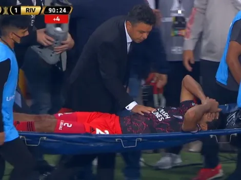 Gallardo confirmó la lesión de Rojas: "Fractura de tibia y peroné"