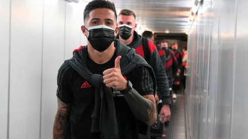 Pulgar arriba de Enzo Fernández: River ya está en Perú.