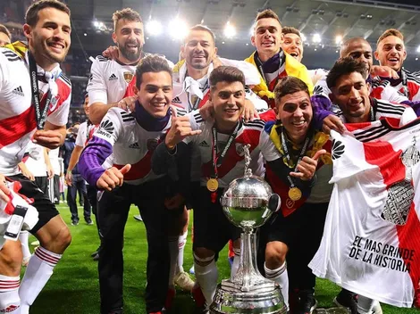 El afiche de la Conmebol con dos héroes de Madrid