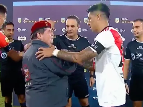 El hermoso gesto de Enzo Pérez con un soldado de Malvinas