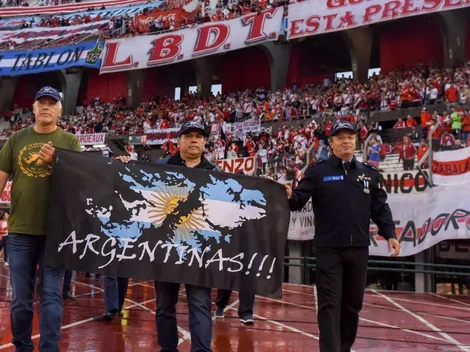 El emotivo homenaje de River para los héroes de Malvinas