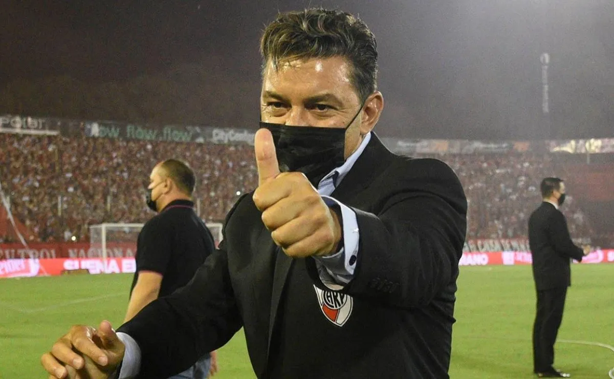El delantero argentino que la rompe en su equipo y volvió a manifestar su deseo de jugar en River y ser dirigido por Gallardo.