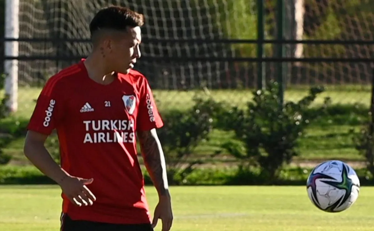 Esequiel Barco no estuvo presente frente a Huracán esta mañana en el Monumental.