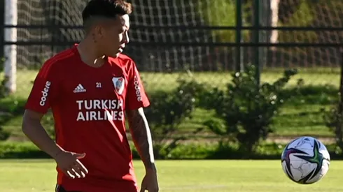 Esequiel Barco no estuvo presente frente a Huracán esta mañana en el Monumental.