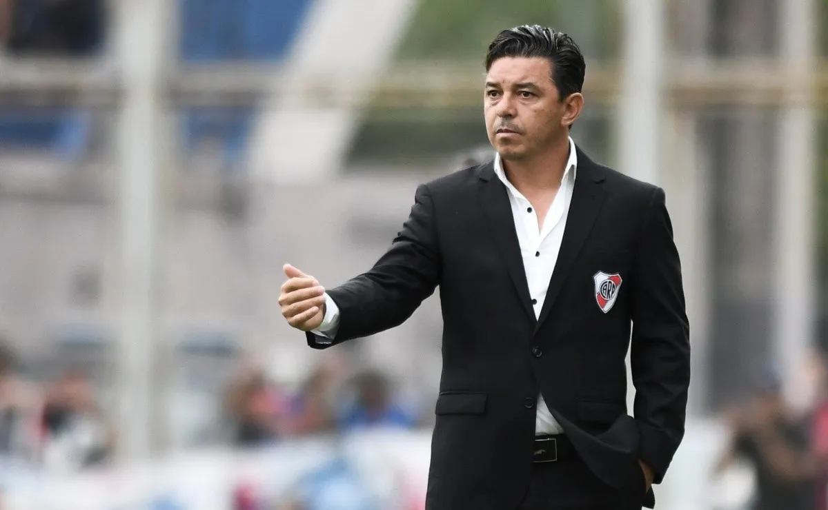 Gallardo empieza a preparar el partido del próximo sábado con Defensa y Justicia.