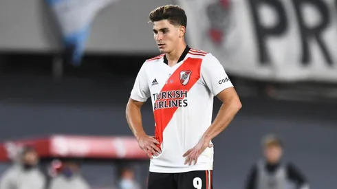 La bronca de Julián al no haber podido capitalizar las chances creadas.