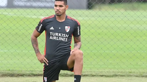 David Martínez se volvió a entrenar junto a sus compañeros y todo indica que volverá a la titularidad cuando River visite a Defensa y Justicia en la próxima fecha.