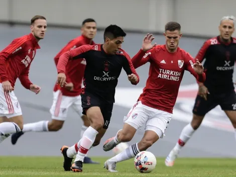 En la vuelta de David Martínez, River venció a Huracán en un amistoso