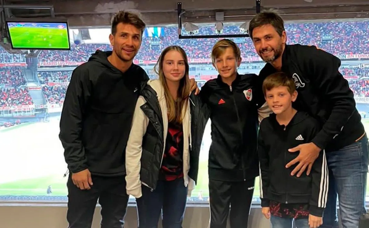 Leo Ponzio y Poroto Lux vivieron en el Monumental el superclásico.