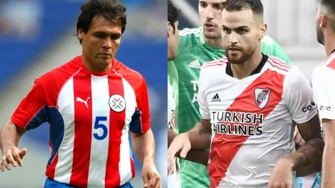 El paraguayo respaldó al defensor después del error en el Monumental.