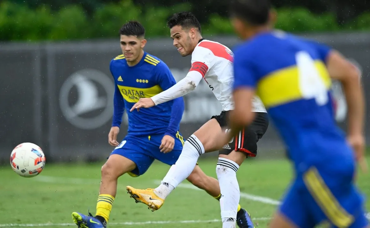 Cristian Ferreira disputó los 90 minutos en el superclásico de Reserva.