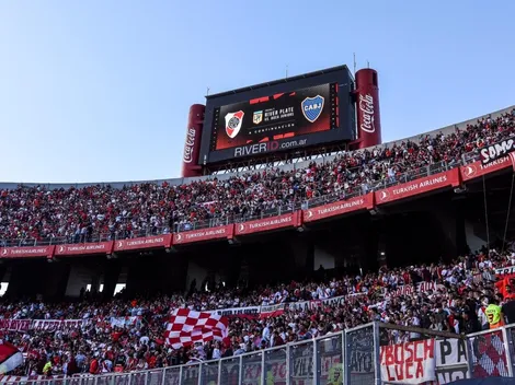El Monumental ya está repleto y se prepara para una fiesta superclásica
