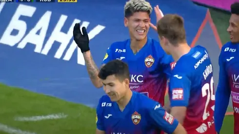 El colombiano tuvo su estreno en las redes con el CSKA Moscú.