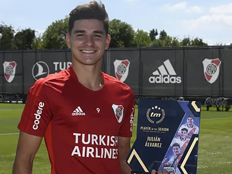 Julián recibió el mismo premio que Messi, Cristiano y Mbappé